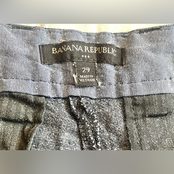 Banana Republic Men’s Gray Shorts Size 29 - Picture 6 of 12